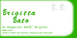 brigitta bato business card