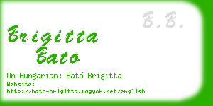 brigitta bato business card